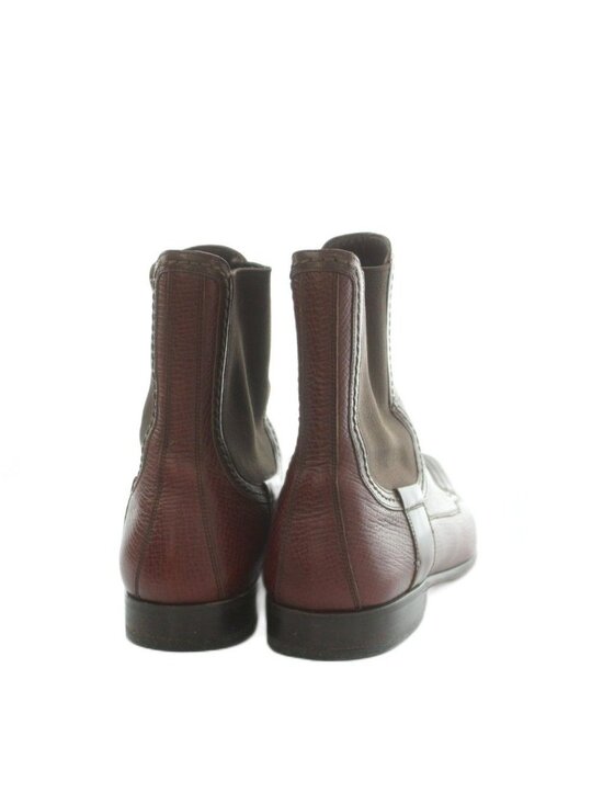 Dolce & Gabbana Side Gore Boots Leather 7.5..5 Brown main image 7